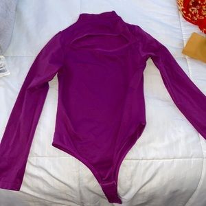 Purple bodysuit